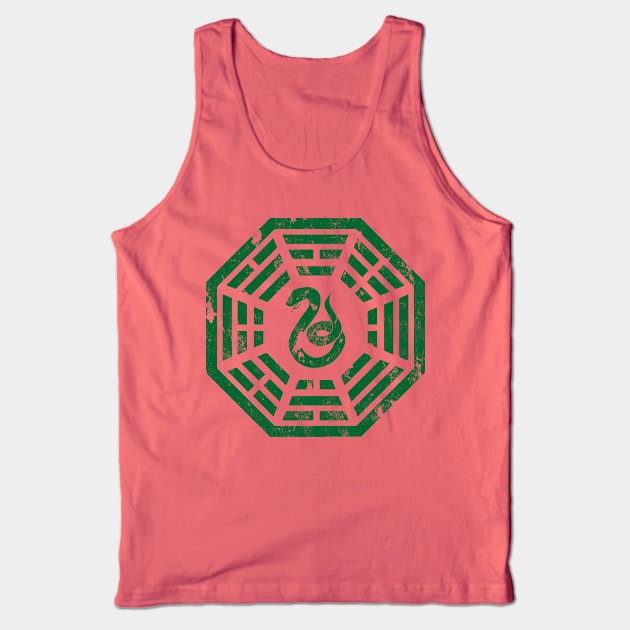 The Snake (Green) Tank Top by frizbee